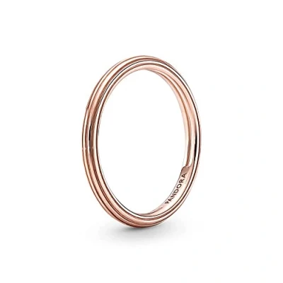 Imagen de PANDORA ME Anillo chapado en oro rosa de 14 quilates, talla 48