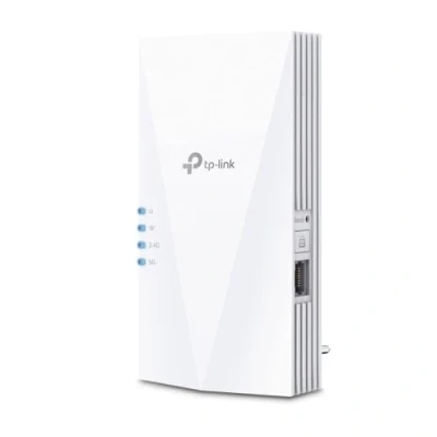 Imagen de TP Link RE780X Amplificador WiFi 6 (Doble Banda 2402 Mbit/s, 5 GHz + 574 2,4 GHz, MU MIMO, Puerto Gigabit, Compatible con Todos los routers WLAN)