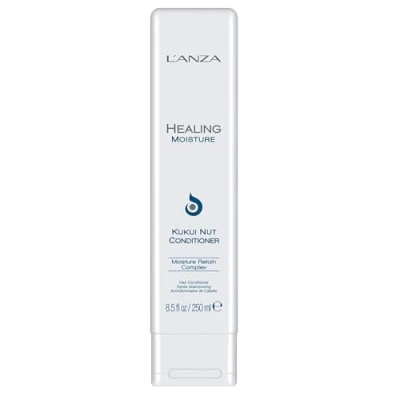 Imagen de L’ANZA Healing Moisture Acondicionador Hidratante de Nuez Kukui para Todo Tipo Cabellos con Efecto Reparador y Belleza Natural, 250 ml