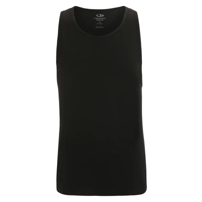 Imagen de Icebreaker Anatomica TANK Camiseta interior, Hombre, Talla: Medium, Black/monsoon
