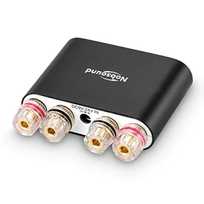 Imagen de Nobsound Mini Amplificador Digital NS 10G Pro Hi Fi DSP 100 W (50 x 2), Bluetooth 5.0, 2.0 Canales, estéreo, para Altavoces domésticos (con Fuente de alimentación)