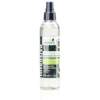 Imagen de Real Natura Ampolla Carga Líquida Pro Danificados Keratina 200ml Reparación Intensiva Fortalecimiento Capilar Cabello Suave y Brillante Protección Prevención
