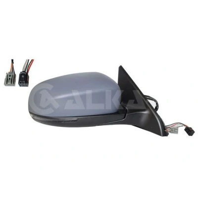 Imagen de Espejo retrovisor Alkar 9048828 derecha imprimado eléctrico calefactable, abatible eléctricamente, con iluminación ambiental, asférico JEEP: Compass