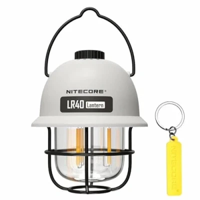 Imagen de NITECORE LR40 Linterna de camping multifuncional recargable USB C con etiqueta