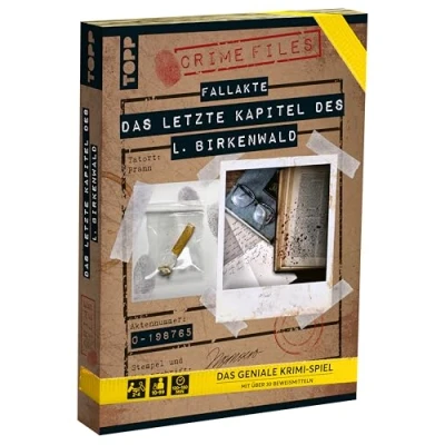 Imagen de Archivos de Crimen Fallakte: Das letzte Kapitel Des L. Birkenwald geniale Krimispiel mit über 30 Beweismitteln: Tatort Escape Room AB 10 Jahren für 24 Spieler