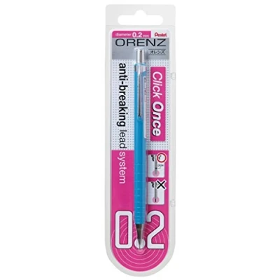 Imagen de Pentel XPP502 SX 0,2 mm de grosor trazo, 100% inastillable en blíster azul claro