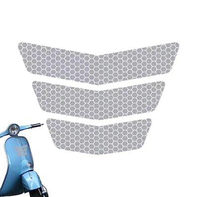 Imagen de pegatinas reflectantes para cascos moto, 3 coche, seguridad y bicicleta