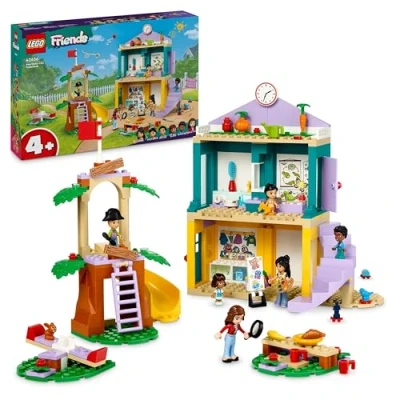 Imagen de LEGO Friends Centro Preescolar de Heartlake City Escuela Infantil Juguete con Tobogán y Subibaja, Regalo para Niñas Niños 4 Años o Más, 2 Mini Muñecas Micro Muñecos 42636