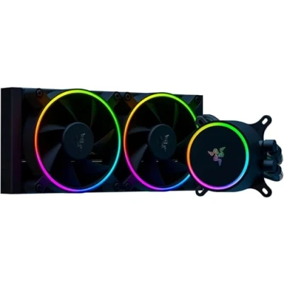 Imagen de Razer Hanbo Chroma (240mm) All In One aRGB Liquid Cooler (Ultimate AIO Design, Quiet, Powerful Fans, Silent and Efficient Cooling, PWM Support)