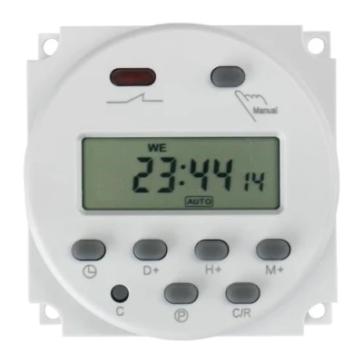 Imagen de Baomain CN101A DC 12V 16A Amps Digital LCD Power Programable Temporizador de Relé Tiempo Soporte 17 Veces Programa Semanal Diario