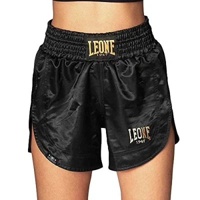 Imagen de LEONE 1947, Pantalones Cortos Kick Thai, Mujer, Negro, S, ABE21