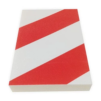 Imagen de PARKING FACIL Protector de Pared para Garaje 295 x 195 40 mm Rojo/Blanco Protege Puertas y Paragolpes Coche en Aparcamientos