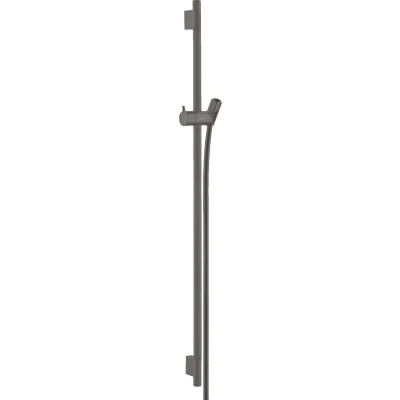 Imagen de Hansgrohe Unica Barra de ducha S Puro 90 cm con flexo ducha, cromo negro cepillado, 28631340