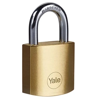 Imagen de Yale Y110B/30/115/1B Candado de Seguridad Latón Latonado 30 mm Arco Corto Y110B Caja
