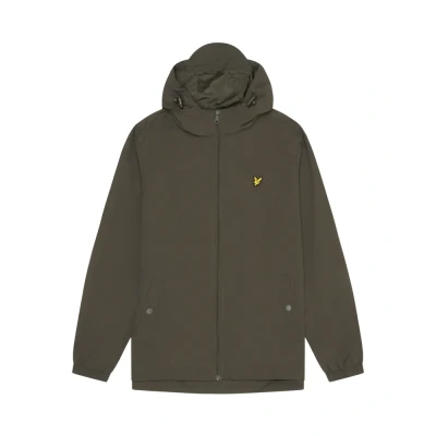 Imagen de Lyle &amp; Scott ZIP Through Hooded Jacket Chaqueta fina, Hombre, Talla: XL, Olive