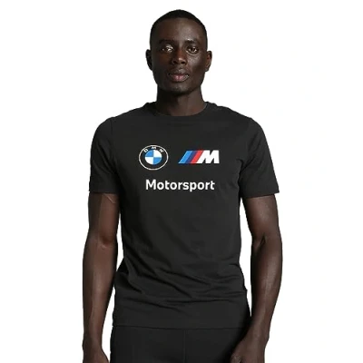 Imagen de Puma BMW MMS ESS LOGO Camiseta estampada, Hombre, Talla: Large, Black