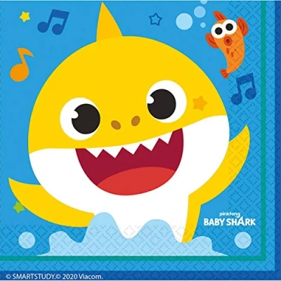 Imagen de Lunch Napkins Baby Shark