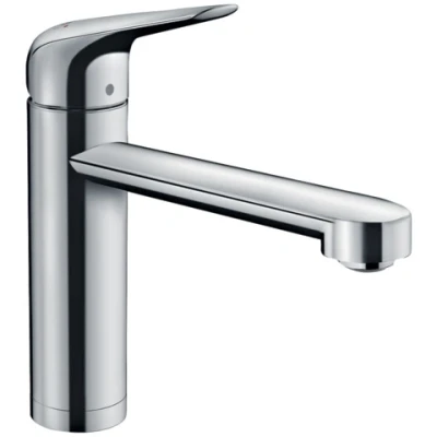 Imagen de hansgrohe M423 H120 mezclador monomando de cocina para montaje frente a ventana, cromo