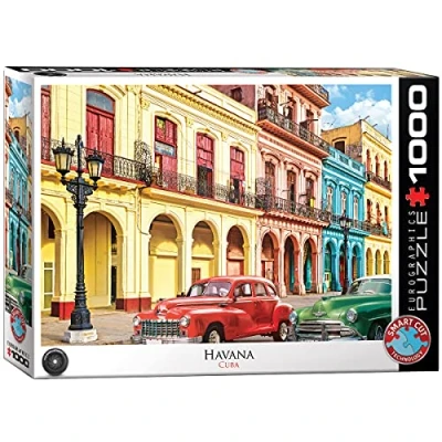 Imagen de EuroGraphics Havana, Cuba 1000 Piece Puzzle Puzle, Multicolor, (6000 5516)