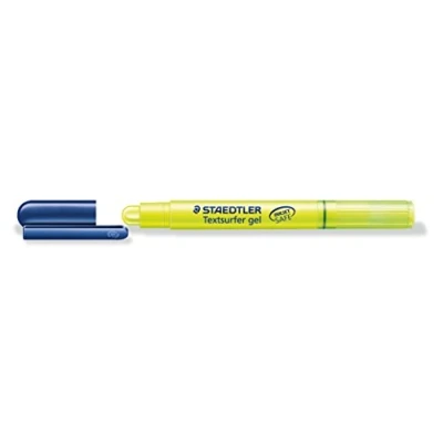 Imagen de STAEDTLER Textsurfer 264 1 Rotulador fluorescente de gel (compatible con tinta impresora, punta 3 mm, 10 unidades), color amarillo
