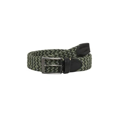 Imagen de Redbridge cinturón elástico para hombre y mujer trenzado unisex, caqui negro, 105 cm