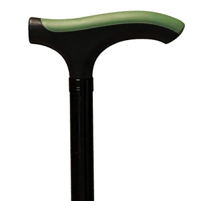 Imagen de Bastón muletilla aluminio extensible T handle Advance verde