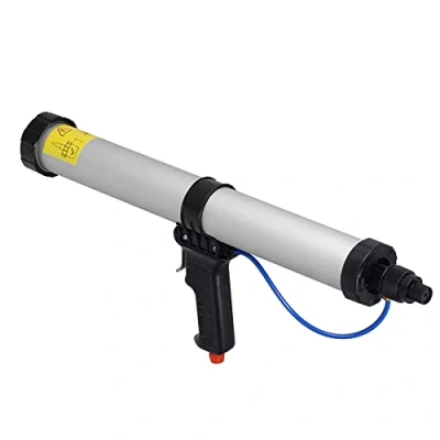 Imagen de Pistola Neumática para Calafatear, 20 Oz / 600 Ml, Calafatear con Regulador de Flujo Aire, Aplicador Neumático Alta Resistencia, Rellena