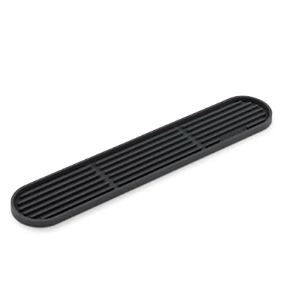 Imagen de Navaris Tapete escurridor Estrecho Alfombrilla Fina para secar Vasos Tazas Tabla Escurreplatos de Cocina estropajos Esponja 43 x 7,5 1 cm