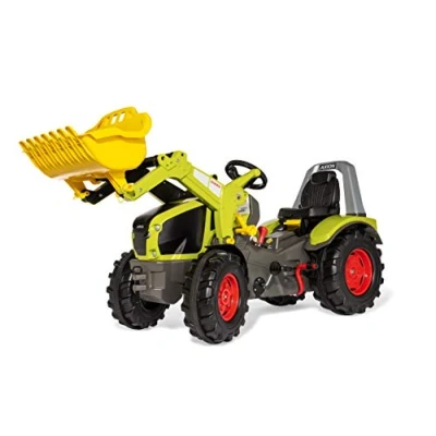 Imagen de Rolly Toys Tractor de Pedales RollyX Trac Premium Claas Axion 960 (para niños 3 a 10 años, Cambio Marchas, neumáticos silenciosos) 651122