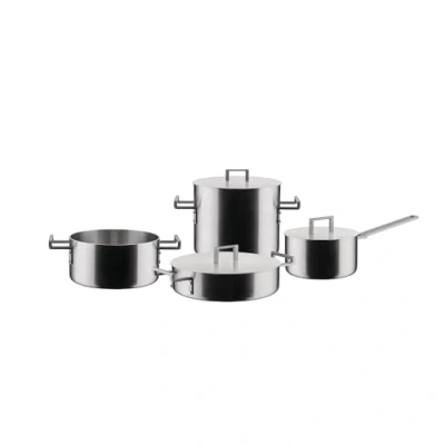 Imagen de Alessi Cookware Set Convivio DC100S7 7 Piece by David Chipperfield