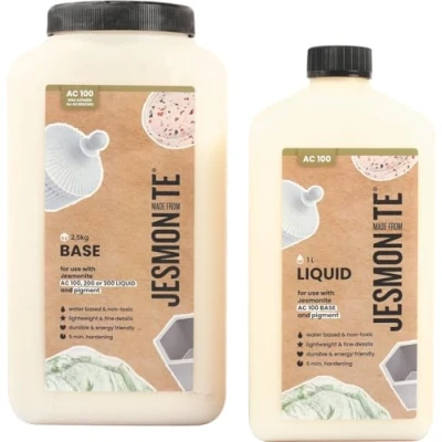 Imagen de Jesmonite AC100 Box Duoset 1L Liquid &amp; 2,5Kg Base