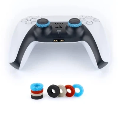 Imagen de Lioncast Precision Rings Controller Anillos estabilizadores en 4 grosores para palos analógicos/Thumbsticks Nintendo Switch, Xbox, Sony Playstation 5 (PS5), (PS4) 8 anillas