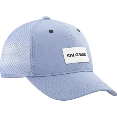Imagen de Salomon Trucker Gorra para Hombre y Mujer, Con Visera Curvada, Malla Suave Transpirable, Protege del Sol, Estilo Casual, Morada, Medium/Large