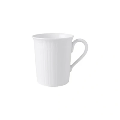Imagen de Villeroy &amp; Boch Cellini Taza de café, 300 ml, Porcelana Premium, Blanco