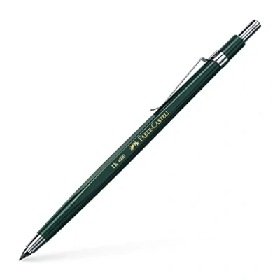 Imagen de Faber Castell 134600 Lápiz de embrague TK 4600, grosor mina 2 mm, HB, incluye sacapuntas en el botón final