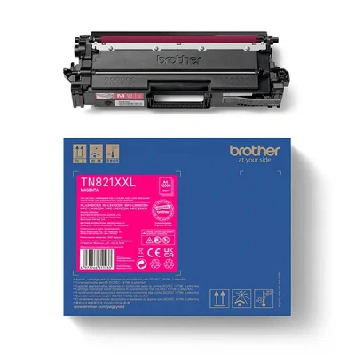 Imagen de Brother Tóner Original TN 821XLM Negro Magenta