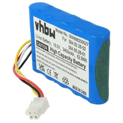 Imagen de vhbw Batería Compatible con Husqvarna Automower Modelo 310 (2015, 2016, 2017, 2018), 315 2018) (Li Ion, 3400mAh, 18.5V)