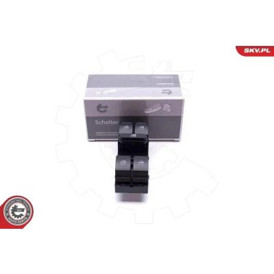 Imagen de ESEN SKV 37SKV181 Interruptor, elevalunas lado del conductor, habitáculo SKODA: Fabia I Hatchback, 2, Berlina