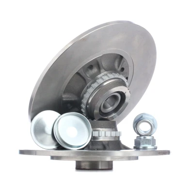 Imagen de BREMBO BEARING DISC LINE 08.5834.37 Disco de freno 238 8 4 macizo con anillo sensor ABS, juego cojinetes rueda RENAULT: CLIO 2