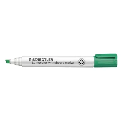Imagen de STAEDTLER Lumocolor 351 B 5. Rotuladores para pizarra blanca de color verde. Caja con diez unidades.