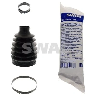 Imagen de SWAG 60 10 0045 Fuelle Palier lado de engranaje, Eje delantero Termoplástico RENAULT: LAGUNA 3, CLIO 3