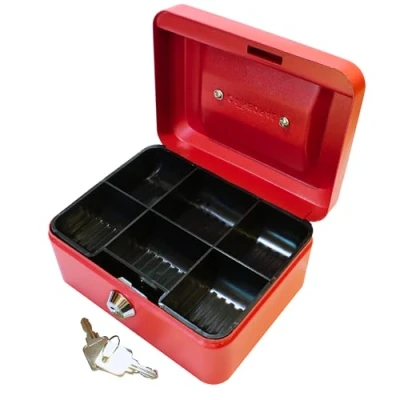 Imagen de Cathedral Caja de caudales (15.2 cm), color rojo