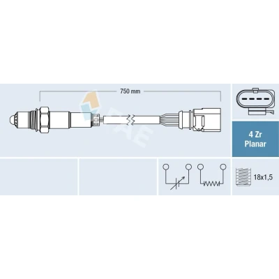Imagen de Sonda lambda FAE 77901