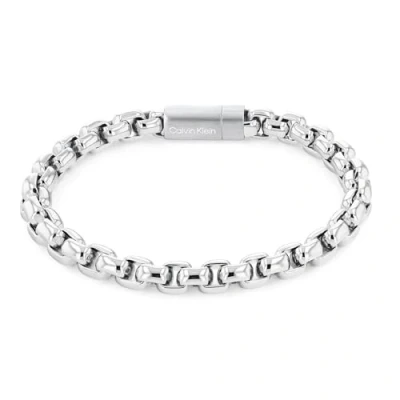 Imagen de Calvin Klein Iconic Pulsera silvercoloured, Hombre, Talla: One Size, Silver coloured