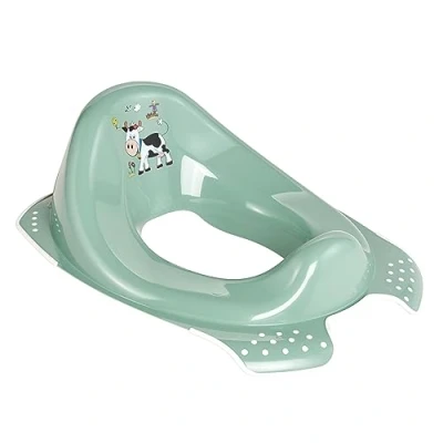 Imagen de keeeper Adaptador para inodoro Funny Farm, De 18 meses a 4 años aprox, Antideslizante, Ewa, Verde Nordic