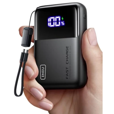 Imagen de INIU Power Bank, 65W 20000mAh Bateria Externa Carga Rapida, Cargador Portatil USB C Input &amp; Output para MacBook Pro Steam Deck iPhone 16 15 14 13 12 Mini Samsung S24 S22 iPad etc