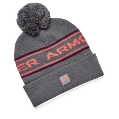 Imagen de Under Armour Gorro con pompón de Medio Tiempo Boina, Gris, Talla nica para Hombre