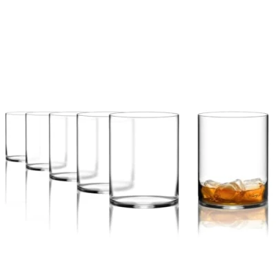 Imagen de Stölzle Lausitz D.O.F. Juego de 6 vasos whisky (520 ml, aptos para lavavajillas, cristal), diseño moderno