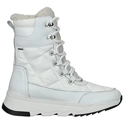 Imagen de Geox D Falena B Abx B, Botines para Mujer, Multicolor (White/Off White), 38 EU