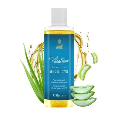 Imagen de “Sensual Care de Vibratissimo: aceite masaje, afrodisíaco, corporal con aloe vera, 100 ml
